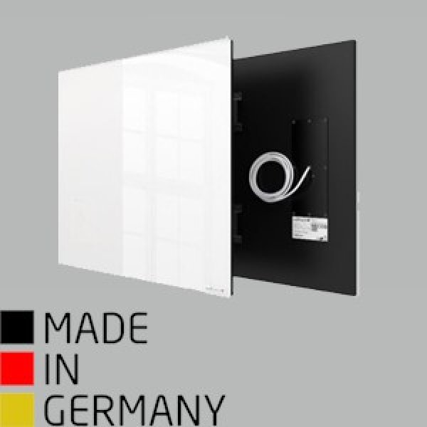 Skleněný bezrámový infrapanel 370 W - bílý