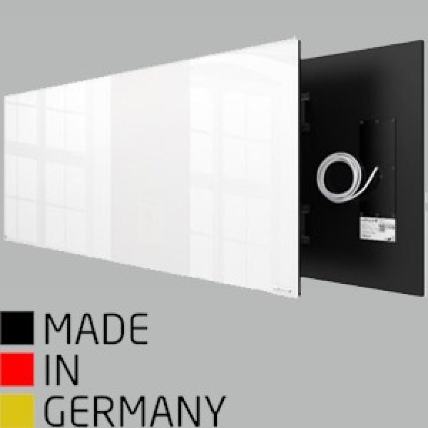 Skleněný bezrámový infrapanel 930 W - bílý